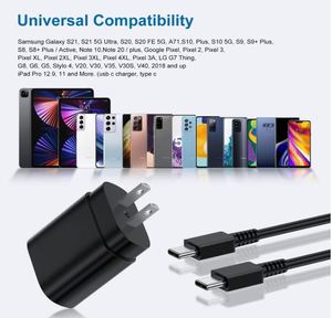 <b>Type</b> <b>C</b> Charger 2 Pack 25W PD <b>USB</b> Wall Charger Super Fast <b>Charging</b> Block 6ft Android Phone <b>Cable</b> for Samsung Galaxy - Product Image 5
