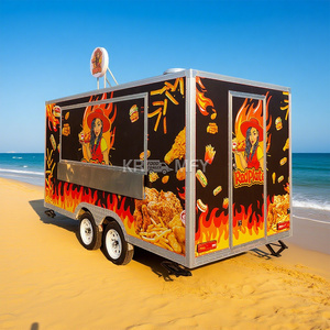 2025 Customized Kiosk <b>Mobile</b> Fully Equipped Trailer Fast Food Trucks With Full <b>Kitchen</b> For Sale In Usa - Product Image 5