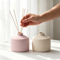 Diffuseur de parfum d'ambiance YBH Nordic Élégant et Écologique, petit flacon vide en céramique pour huiles essentielles, bouteille d'aromathérapie personnalisée