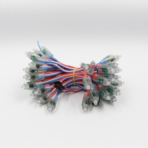 Đa màu RGB <span class=keywords><strong>LED</strong></span> <span class=keywords><strong>Pixel</strong></span> ánh sáng ws2811 DC5V-24V IP68 không thấm nước 50 đếm một Strand thông minh <span class=keywords><strong>pixel</strong></span> chuỗi ánh sáng - Product Image 1