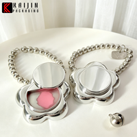 Étui personnalisé pour rouge à lèvres en forme de fleur, étui pour masque à lèvres, pot pour blush, étui pour fard à paupières, conteneur pour baume à lèvres, étui en plastique pour baume et rouge à lèvres