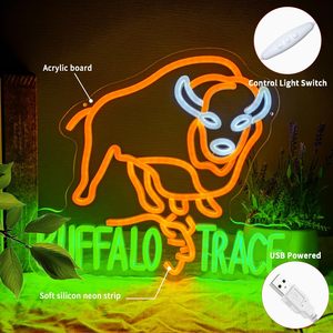 Perfetta fusione di stile retrò Bar e spirito americano IP65 Whiskey Bar insegna al Neon con sorgente luminosa a LED acrilico luci al Neon - Product Image 2