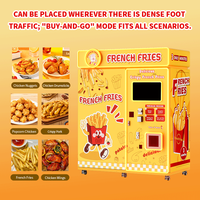 Distributeur automatique de frites et de nuggets pour usage commercial extérieur – Distributeur de snacks entièrement automatique