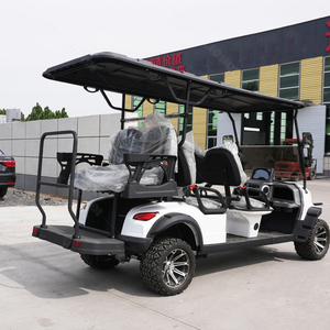 Carrito de Golf Eléctrico de 6 Plazas Personalizado por el Fabricante, Buggy de Golf con Altavoces, Autobús Turístico de 4 Ruedas en Venta - Product Image 5