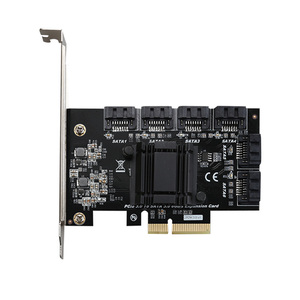 Chip ASMedia ASM1166 <span class=keywords><strong>6</strong></span> Cổng <span class=keywords><strong>SATA</strong></span> 3.0 Sang PCIe Gen 3 Thẻ Mở Rộng <span class=keywords><strong>PCI</strong></span> Express 4X - Product Image 2