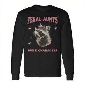Camiseta de manga larga Feral Aunts Build Character Possum - Product Image 2