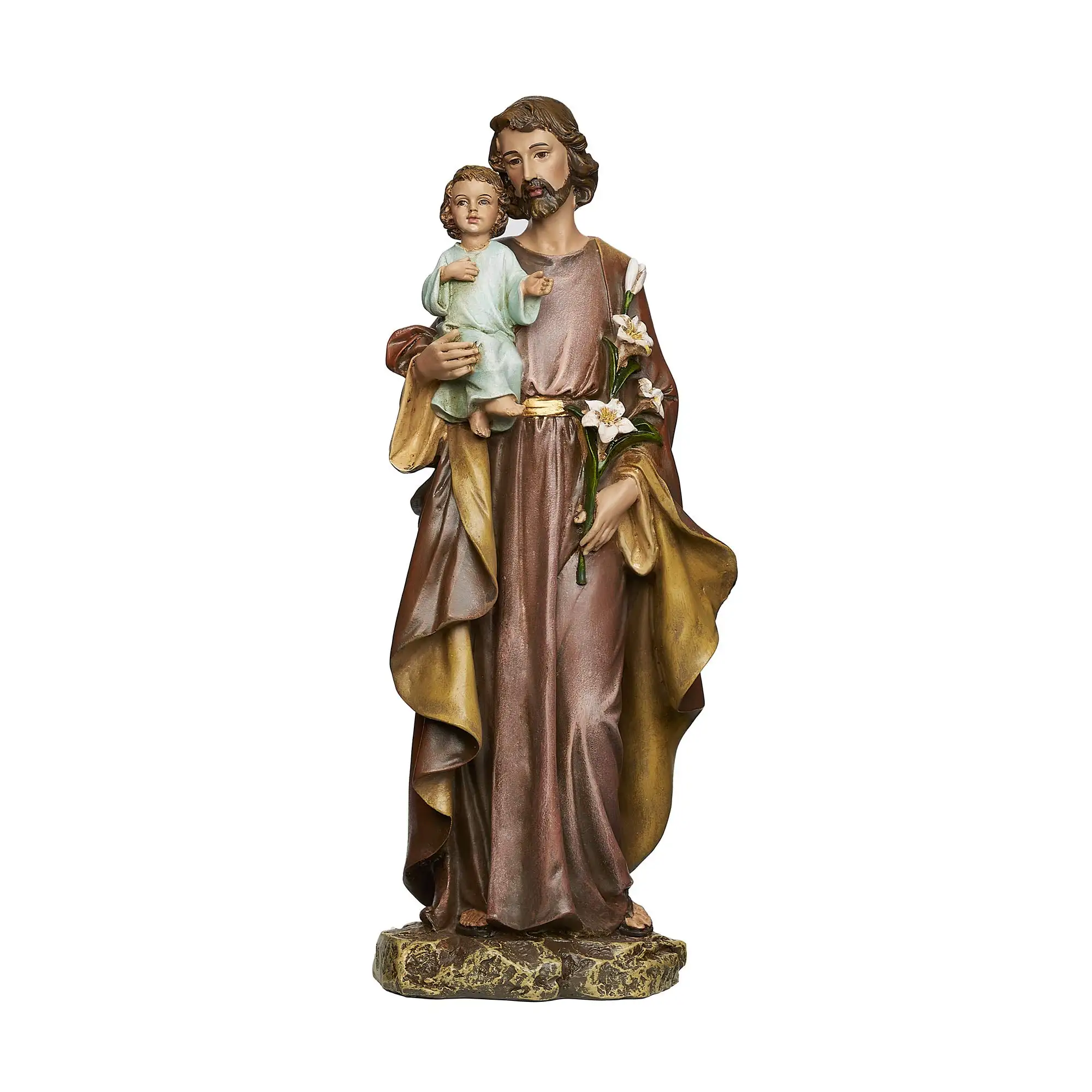 Saint Joseph รูปปั้นพระเยซูสำหรับเด็ก,งานฝีมือเรซินรูปปั้นทางศาสนาคาทอลิกทำจากเรซิ่นตามสั่ง