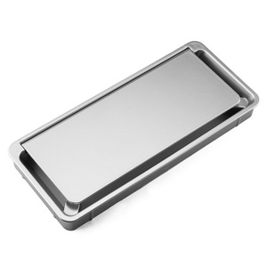 Caja organizadora de cables rectangular Ying Sheng, de plástico, para escritorio, para oficina, para ordenar cables de computadora, cubierta para cableado. - Product Image 1