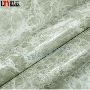 Pellicola Adesiva Impermeabile <span class=keywords><strong>per</strong></span> <span class=keywords><strong>Mobili</strong></span> in PVC, Pellicola Laminata <span class=keywords><strong>per</strong></span> Adesivi Murali, Foglio Decorativo Effetto Marmo - Product Image 2