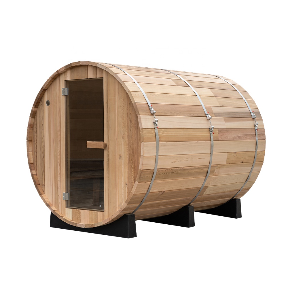 Sauna de vapor para 2 personas, casa de cedro, cúpula de jardín al aire libre, Barril