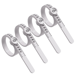 UK &amp; US Size <strong>Ring</strong> Sizer Accessory Plastic Insert <strong>Guard</strong> &amp; Tightener Tools Finger Coil <strong>Ring</strong> Measurer &amp; Ruler Tool - Product Image 1