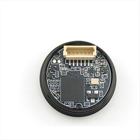 Módulo Escáner de Códigos de Barras 1D 2D QR GM910S Negro Redondo DC3.3V USB UART para Arduino Linux Windows
