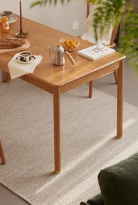 K9112 Nhật Bản phong cách rắn gỗ hình chữ nhật Bàn Ăn Gỗ Anh Đào ánh sáng nhà hàng sang trọng đăng nhập cao cấp bảng - Product Image 5