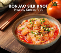 Nouilles Shirataki en gros, spaghetti faibles en calories, filaments de konjac noués