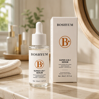Sérum facial BOSHYUM 5 en 1 hydratant, éclaircissant, réparateur, régulateur de sébum, anti-âge, soin de la peau, 35 ml