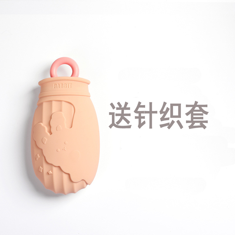 Bouteille d'eau chaude style Bunny rose 320ml