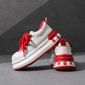Zapatos de Moda con Suela Gruesa y Combinación de Colores, Estilo 2026 - Casuales y Versátiles - Zapatillas que Aumentan la Estatura - Product Image 1