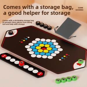 Jeu de société familial interactif à deux joueurs avec balles magnétiques, mini-balles éjectables, jouets éducatifs pour l'entraînement de la concentration - Product Image 5