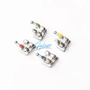 + Dental Supplier Guber Odontologia Teeth Braces Dental Monoblock Brackets Roth Bracket Orthodontic