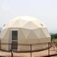 Dômes géodésiques Tentes Hôtel Camping 6M Glamping en plein air Pod Igloo Maison