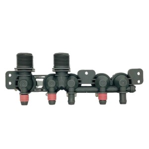 Válvula solenoide de entrada de agua dual AjU AjU73213304 de 12V para lavadora, control de agua fría y caliente - Product Image 4