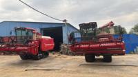 Ventes directes flambant neuf machines agricoles à châssis haut 2800mm longueur de travail LOVOL RG130EVO moissonneuse-batteuse à riz avec cabine