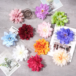 Épingles à cheveux fleurs artificielles Dahlia rêveuses, fleurs en soie, accessoires de photographie de mariage, décoration extérieure, couronnes DIY - Product Image 1