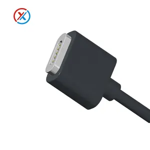 Conector de cable de datos de resorte impermeable negro de 5 pines Accesorios magnéticos del proveedor de conectores para kits y piezas CKD