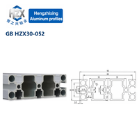 Profilé en aluminium à rainure en T GB Standard 3090 6063-T5 30x90 pour assemblage de châssis de machine, construction et découpe sur mesure