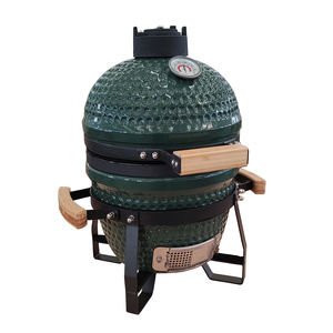 MCD <span class=keywords><strong>Mini</strong></span> grille <span class=keywords><strong>Kamado</strong></span> en céramique de 13 pouces avec poignées latérales four Barbecue Portable d'extérieur - Product Image 2