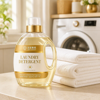 Lessive liquide adoucissante en gros, parfum champagne doré, longue durée, fraîcheur, produits de nettoyage