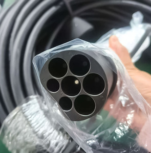 Câbles de recharge pour véhicules électriques Type 2 vers Type 2 de 3m/5m/7m/10m, 16A/32A, indice de protection IP65, 3,5kW/7kW/11kW/22kW, norme européenne CE TUV UKCA certifiée - Product Image 4