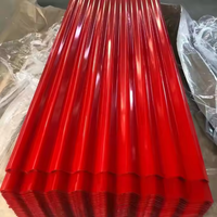 Fabricante chino suministra cartón corrugado galvanizado con esquema de color para construcción de cartón corrugado