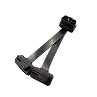Faisceau de câbles OBD 16 broches 16 cœurs pour voiture OBD2 Câble de rallonge pour remorquage à deux câbles de conversion