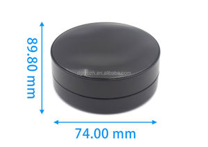 Emballage de boîte à coussin d'air rond vide personnalisé rond noir 12g 15g fond de teint BB <span class=keywords><strong>CC</strong></span> étui à poudre crème correcteur avec houppette - Product Image 6