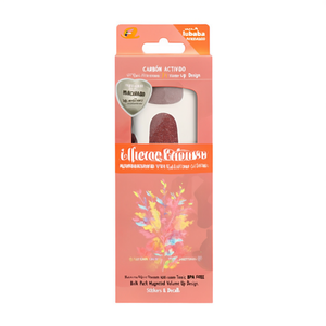 Autocollant pour ongles semi-durcis couleur marron automnal, gel UV uréthane non toxique sans BPA, pack en vrac, design magnétique effet volume - Product Image 3