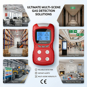 เครื่องตรวจจับก๊าซแบบพกพา 4 in 1 สำหรับ H2S O2 CO LEL พร้อมการตอบสนองรวดเร็วและการตรวจจับที่เชื่อถือได้ - Product Image 4