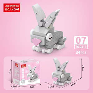 Compatível com LEGO 9101 Animais de Estimação Cães Gatos Mundo Animal Bloco de Montagem de Partículas Modelo Brinquedo Caixa de Presente para o Dia das Crianças - Product Image 5