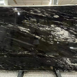 Brilliance Offre Spéciale tempête cosmique dalle de marbre noir cambrien profil bas digne et de haute qualité - Product Image 6