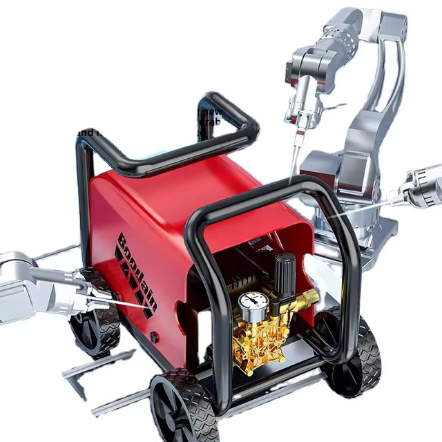 Commercial 2.2kw 2.5L Heavy Duty 220v Electric High Pressure Washer with Brass Pump