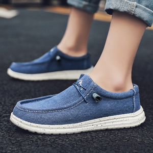 Mocassins décontractés et tendance en toile pour hommes, chaussures paresseuses à enfiler pour couples, confortables et faciles à porter - Product Image 4