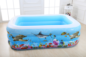 Trong Kho Hộ Gia Đình In Ấn Hồ Bơi Nước Trong Nhà Dành Cho Người Lớn Trẻ Em Nhựa PVC <span class=keywords><strong>Inflatable</strong></span> Bé Gấp Bồn Tắm Hồ Bơi - Product Image 6