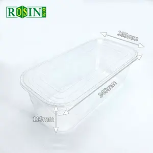 Clear Disposable Food Grade PP Ice Cream With Lids Tubs 5L Cream Tub Plastic Ice Cream Container