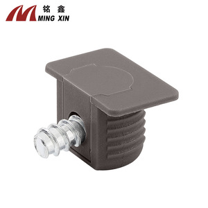 Soporte de estantería minimalista 3 en 1 Ming Xin, color negro metalizado, plástico y hierro, fácil instalación, conector para muebles - Product Image 2