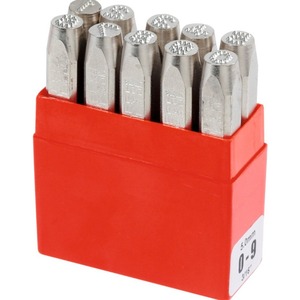 Stamping Number Set 5.0mm 0-9 Metal DIY <b>Leather</b> Punch <b>Tools</b> - Product Image 1