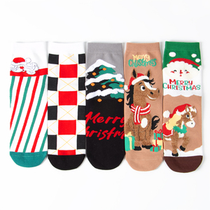 High Quality <strong>Wholesale</strong> Christmas <strong>Socks</strong> for Women - Fluffy <strong>Fuzzy</strong> <strong>Socks</strong> with Santa Snowman for Gift, Decoration and Kids Bulk - Product Image 2
