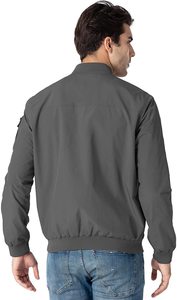 Chaqueta de bombardero impermeable de nailon para hombre de alta calidad personalizada de último estilo de moda 2025, chaqueta transpirable para hombre - Product Image 6