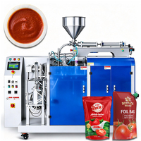 Machine d'emballage automatique de sauce en doypack 100ML 300ML, machine d'emballage de sachets de ketchup, machine d'emballage de sachets à bec verseur pour sauce tomate