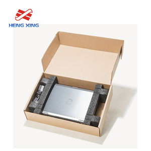 HENGXING logotipo personalizado marrón cartón electrónica envío cajas de correo portátil caja de embalaje de cartón para ordenador portátil - Product Image 2