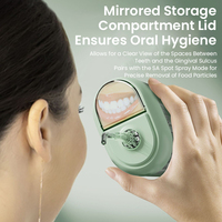 Hydropulseur dentaire sans fil 200 ml, étanche IPX7, portable et rechargeable pour la maison et les voyages
